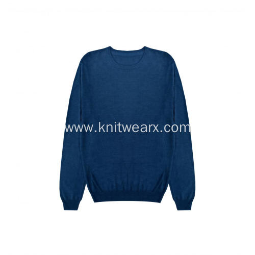 Men's Knitted Lightweight Anti-pilling Crewneck Pullover